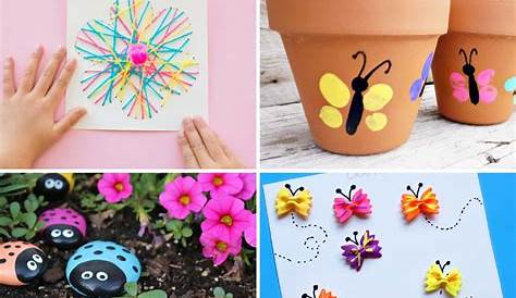 Spring Craft Ideas 40 Easy Diy For Kids 27 Knutselideeën Kind