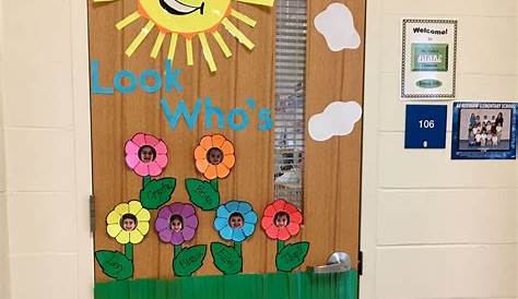 Spring Door Decorations For Kindergarten