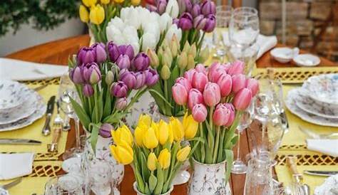 Spring Garden Party Table Decorations