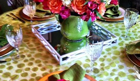 Spring Luncheon Table Decorations