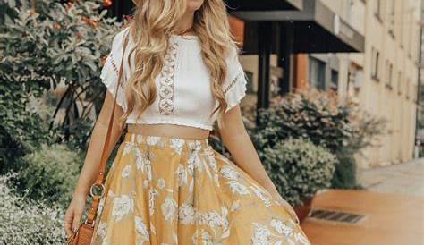 Spring Outfits 2023 Maxi Skirt