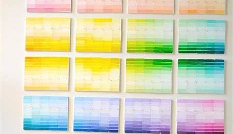 31 Super Creative DIY Paint Chip Projects