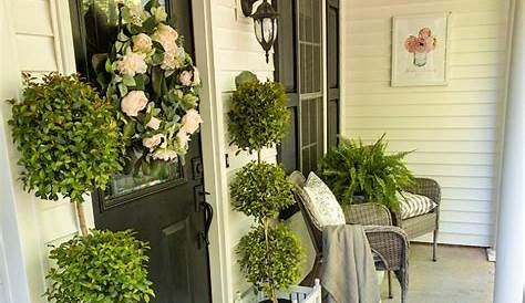 Spring Porch Decorating