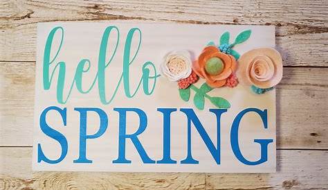 Spring Sign Decoration