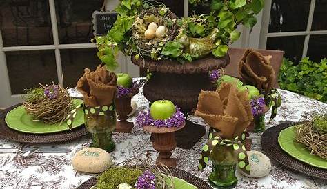 Spring Themed Table Decorations