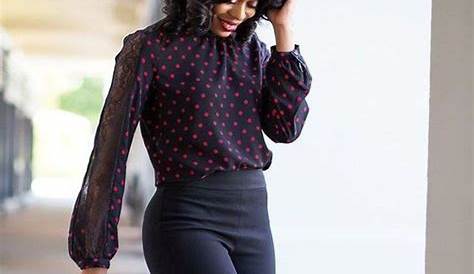 Spring Work Outfits For Women Black