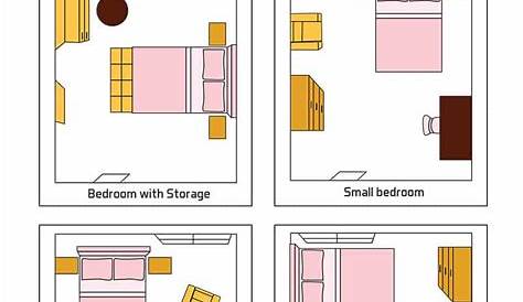 5 Layout Ideas for a 12 x 12 Square Bedroom (w/ Floor Plans) | The