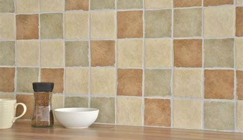 Bayker Zanzibar Bianco, Noce & Salvia Kitchen Wall Tiles Brown Kitchen