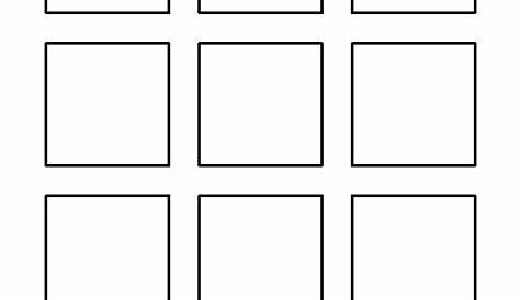 Square Template Printable Pdf