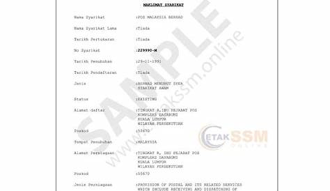 Borang 9 24 49 Ssm : Form 9 S17 Know The Statutory Forms Of Your Sdn