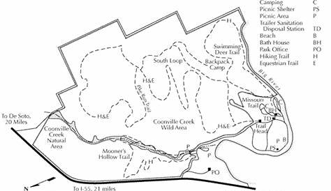 St Francois State Park Campground Map