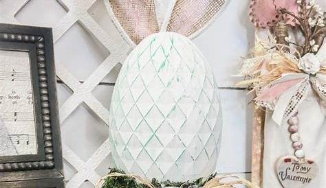 Stackable Eggs Dollar Tree Tutorial Diy Chic Easter Painted From The Target Spot