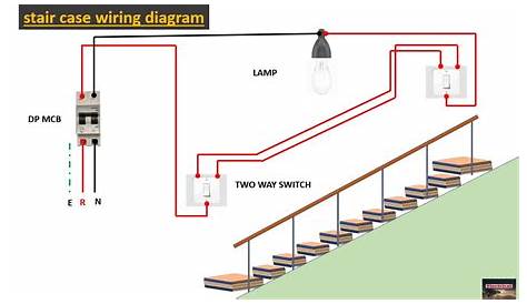 Stair case wiring circuit