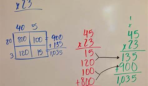 Using the Expanded Algorithm for Multiplication Math, Elementary Math