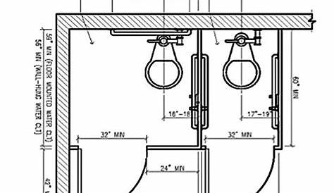 Standard Public Bathroom Stall Dimensions - Artcomcrea