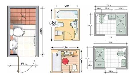 bathroom layout and dimensions - Gallery of Minimum Dimensions and