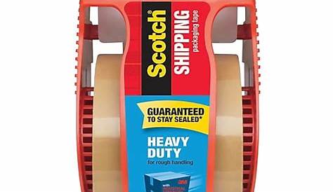 Scotch Heavy Duty Shipping Packing Tape, 1.88" x 54.6 yds, Clear, 6