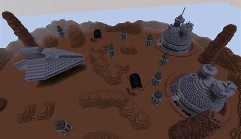 Tatooine and Coruscant took a year to build in Minecraft, and the whole