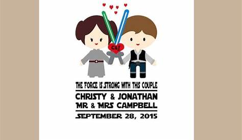 Star Wars Wedding Gift Star Wars Anniversary Gift Geek - Etsy