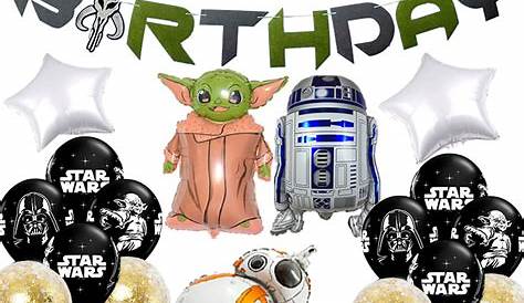 PRINTED Star Wars Birthday Party Backdrop Star Wars Birthday