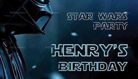 20+ Star Wars Birthday Card Printable Graphic Design - Candacefaber
