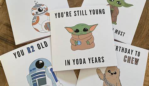 Star Wars Birthday Card | Etsy