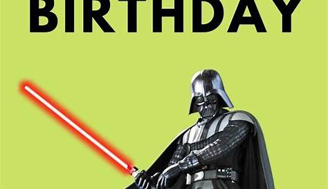 Star Wars Happy Birthday Sign Chalkboard Illustrations Star