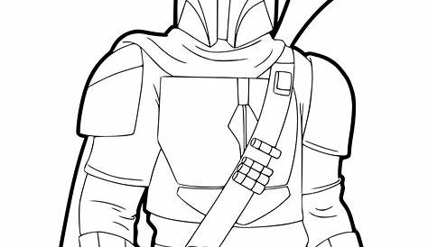 Mandalorian Coloring Pages - Best Coloring Pages For Kids in 2021