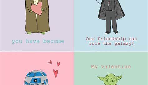 Star wars valentines, Nerdy valentines, Star wars love