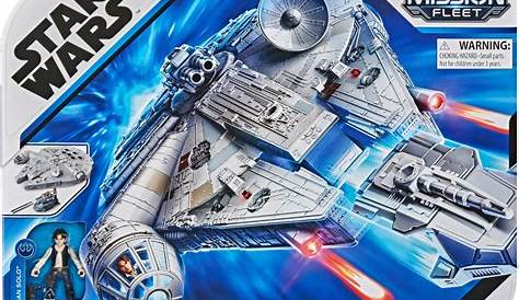 Star Wars MIssion Fleet Han Solo Millennium Falcon, for Kids Ages 4 and