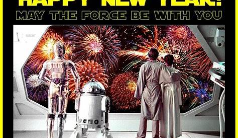 Happy New Year From | Star wars episodes, Star wars humor, Star wars