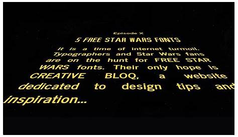 10 Free Star Wars Fonts to Make Your Video Amazing [Recommended][2023