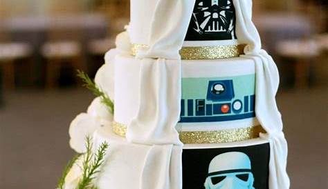 Superb White Star Wars Wedding Cake - Between The Pages Blog