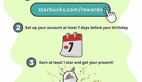 Use your Starbucks birthday reward on your birthday: One day only (Used
