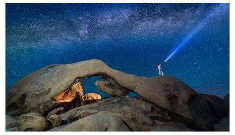 Star Gazing at Joshua Tree National Park [1616x1080] [OC] : EarthPorn