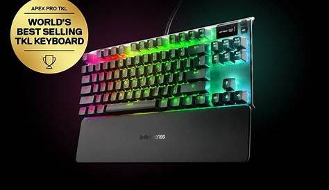 Геймърска клавиатура Steelseries Apex Pro TKL, черен - STEEL-KEY-64734