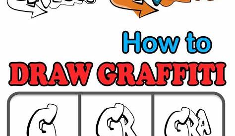 How to Draw Graffiti Letters Step by Step (BEGINNER) | Graphics