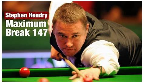 On This Day in 2012: Stephen Hendry makes break of 147 at the Crucible