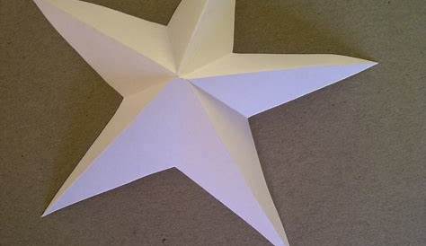 Riesen 3d Stern falten a la Bascetta ohne Zusammenstecken (mit kostenloser Vorlage) - Papershape