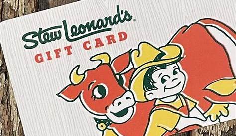 Stew Leonard's Gift Card