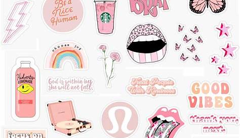 Aesthetic Tumblr Aesthetic Bullet Journal Stickers Printable - Download