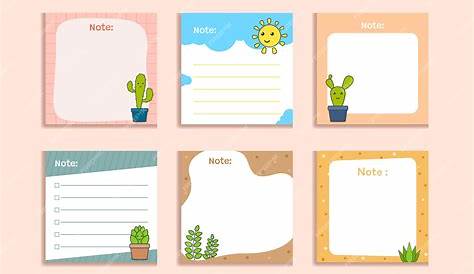 Wild Olive: printable // kawaii imessage sticky notes