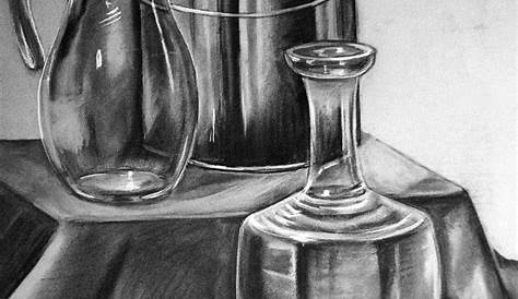 Still Life Pencil Shading Glass How To Sketch A Jug Youtube
