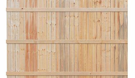 Pine Stockade Pressure Treated Wood Fence Panel 6ft x 8ft