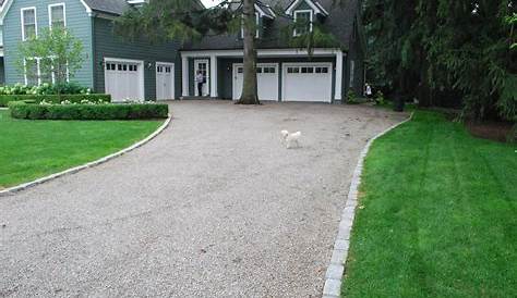 Stone Driveway Edging Ideas Gravel With Block Paving Or Border Front