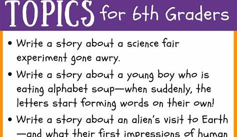Narrative Story Writing Topics For Grade 7 - VBATED