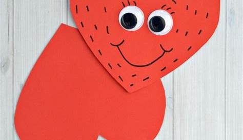 Strawberry Valentines Craft Valentine's Day For Kids To Parents Moms And Dads Will Love