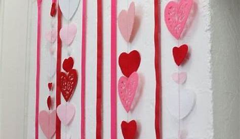 Valentines Streamer decoration Valentines day decorations, Streamer