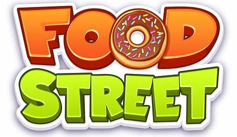 Street Food Logo Vector Design Images, Food Street Game Logo Design