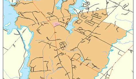 North Windham Maine Street Map 2353685